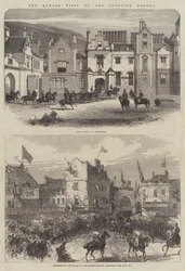 Der Besuch der Königin an der schottischen Grenze