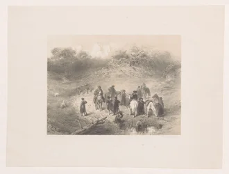 Reiter in Dünenlandschaft