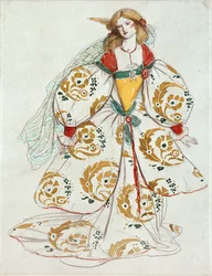 Kostümentwurf, ca. 1850-1880