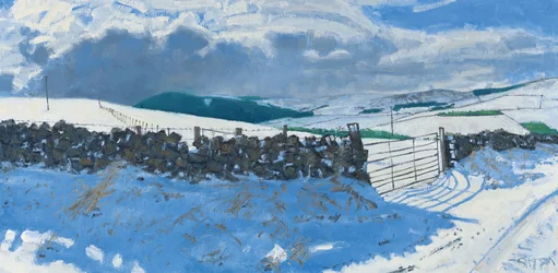 Schneelandschaft, Anfang März, 2014
