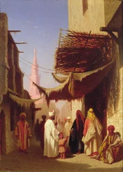 Straßenszene, Kairo