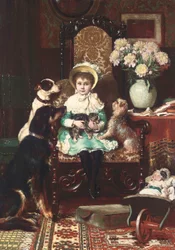 Doddy und ihre Haustiere, 1883