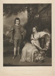 George Viscount Malden und Lady Elizabeth Capel