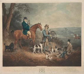 Malcolm Fleming von Barochan 1745-1811. Falknerei