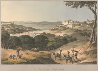 Nr. 3 Stadt Coimbra am Mondego im Jahr 1810