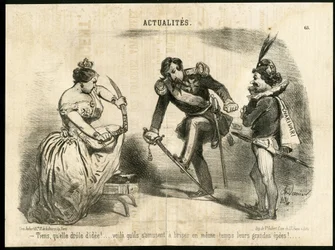 Illustration von Charles Vernier in Le Charivari