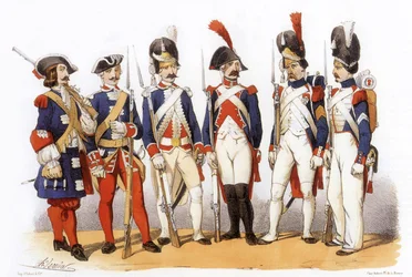Uniformen der französischen Armee: Spezialkorps: 17.-18.-19. Jahrhundert