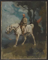 General Sir Frederick Sleigh Roberts auf seinem Pferd Vonolel, 1894