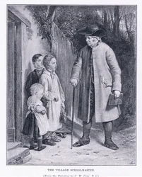 Der Dorfschullehrer, aus The Magazine of Art 1893, Cassell and Company