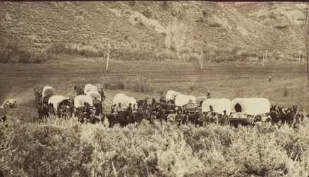 Mormonischer Auswandererzug, Echo Canyon