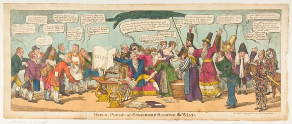 Hocus Pocus oder Zauberer, die den Wind erheben, 1. Oktober 1814