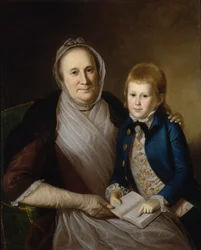 Mrs. James Smith und Enkel