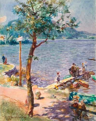 Ansicht eines Sees, 1893