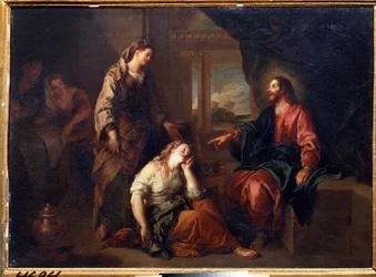 Christus im Hause von Martha und Maria