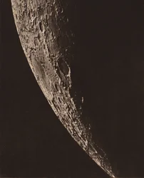 Fotografische Karte des Mondes
