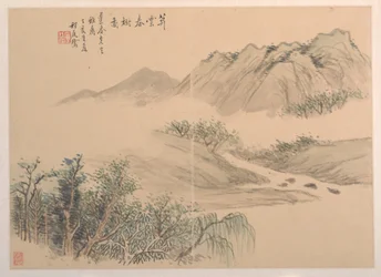 Landschaft, datiert 1827