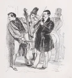 Die Hochzeitsnacht aus Die vollständigen Werke von Béranger, 1836