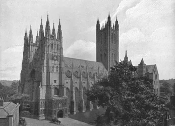 Kathedrale von Canterbury, um 1900