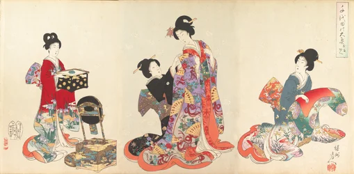 Chiyoda-Schloss Album der Frauen, 1895