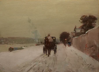 Entlang der Seine, Winter