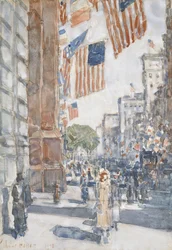 Flaggen, Fifth Avenue