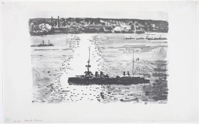 Französischer Kreuzer (Lithografie)