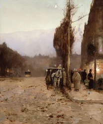 Paris in der Dämmerung