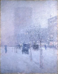 Später Nachmittag, New York, Winter