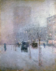 Später Nachmittag, New York, Winter, 1900