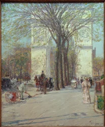 Washington Arch, Frühling