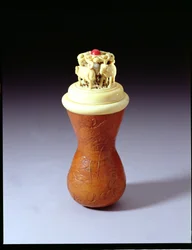 Chinesischer Kürbis- und Elfenbein-Grillen-Käfig