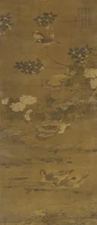 Blumen, Enten und andere Vögel, Ming- oder Qing-Dynastie, 15.-18. Jahrhundert