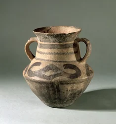 Gefäß, aus der Provinz Gansu, ca. 1300-700 v. Chr.