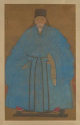 Porträt des Groß-Großonkels des Künstlers Yizhai im Alter von fünfundachtzig Jahren