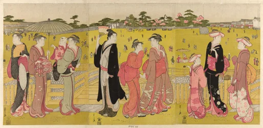 Spaziergang in der Nähe von Mihashi in Ueno