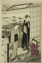 Suma, aus der Serie "Eine modische Parodie der Geschichte von Genji (Furyu yatsushi Genji)"