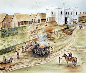 Sanierung der Stadtbefestigungen in York während der Wikingerzeit, ca. 1990-2010