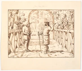 Illustration zu St. St. Blicher, Die drei Heiligenabende
