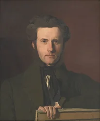 Porträt des Dekorationskünstlers G.C. Hilker