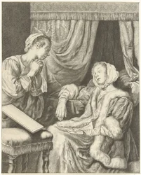 Interieur mit zwei Frauen