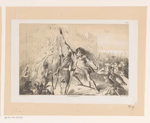 Claudius Civilis stürmt das römische Lager Vetera