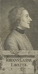 Porträt des Dichters und Physiognomen Johann Kaspar Lavater 1741-1801, 1773