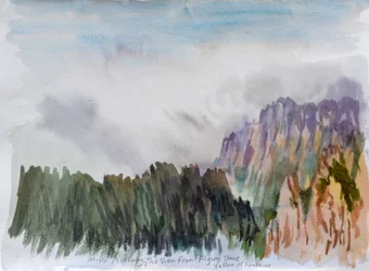 Nebel am Löwengipfel, 2015