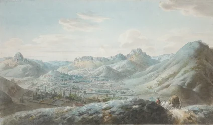 Blick auf das Taraktash-Gebirge im Krimgebirge, 1810er Jahre