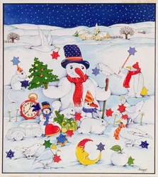 Schneemann und Freunde