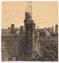Aussicht über Dächer zur Erlöserkirche