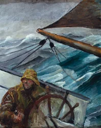 Steuermann (Öl auf Leinwand)