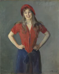Porträt des Malers Oda Krohg, geb. Lasson