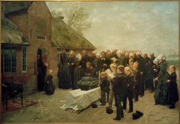 Ch. L. Brokelmann, Nordfriesisches Begräbnis