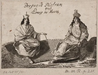 Der große "Matram" und der König von Java